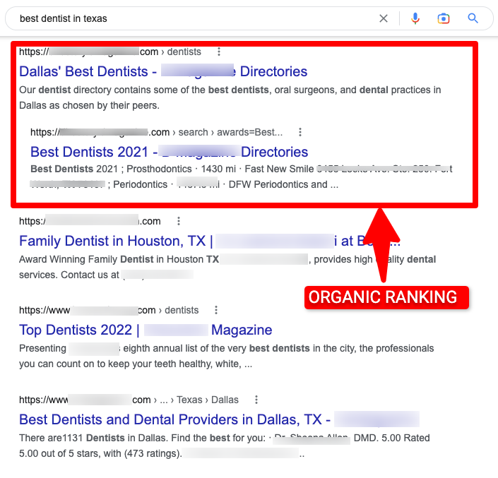 best dentist in texas Google Search 