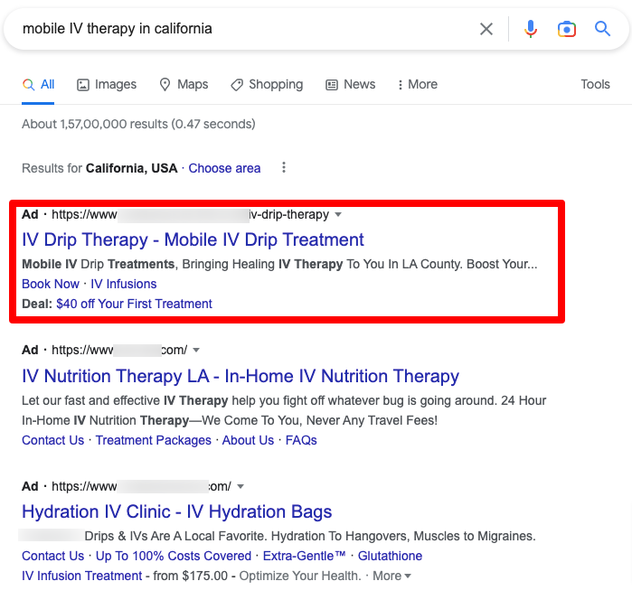 mobile IV therapy in california Google Search 