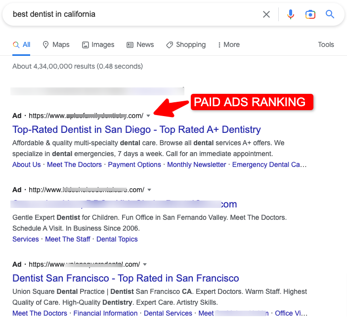 best dentist in california Google Search