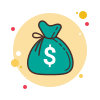 icons money bag 